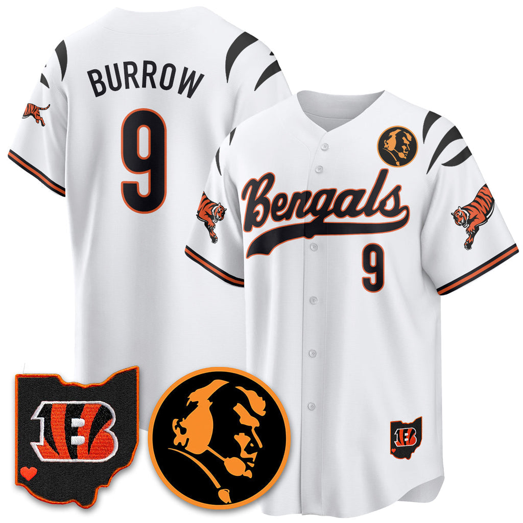 CIN Vapor Limited Baseball Jersey - John Madden Patch - All Stitched