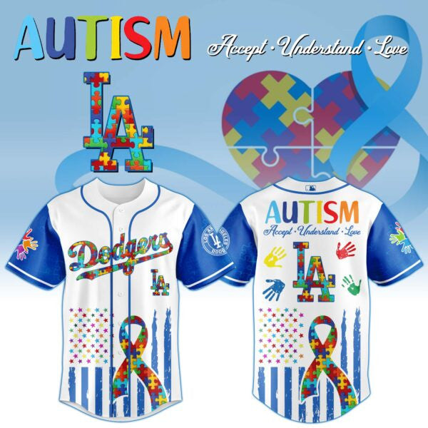 Los Angeles Dodgers × Special Autism Awareness Month Limited Edition Jersey