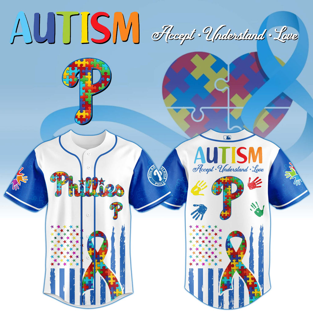 Philadelphia Phillies × Special Autism Awareness Month Limited Edition Jersey