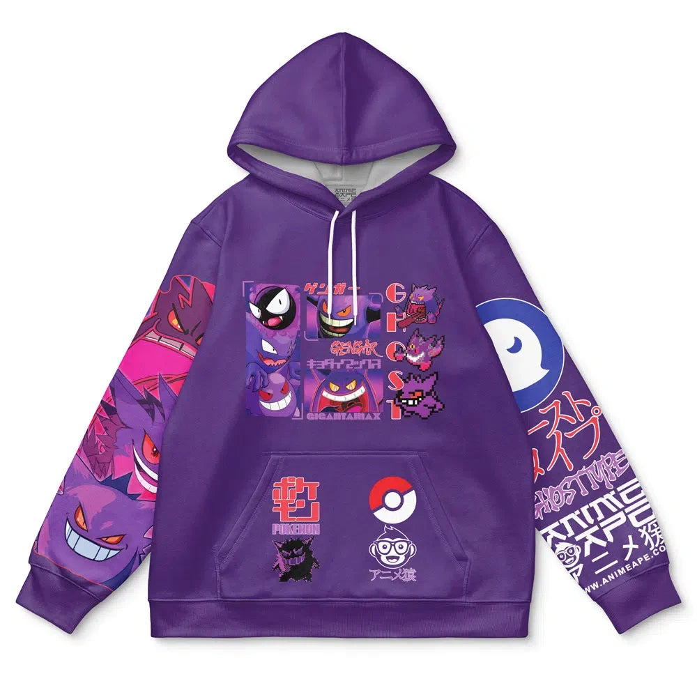Gengar V5 Pokemon Streetwear Hoodie
