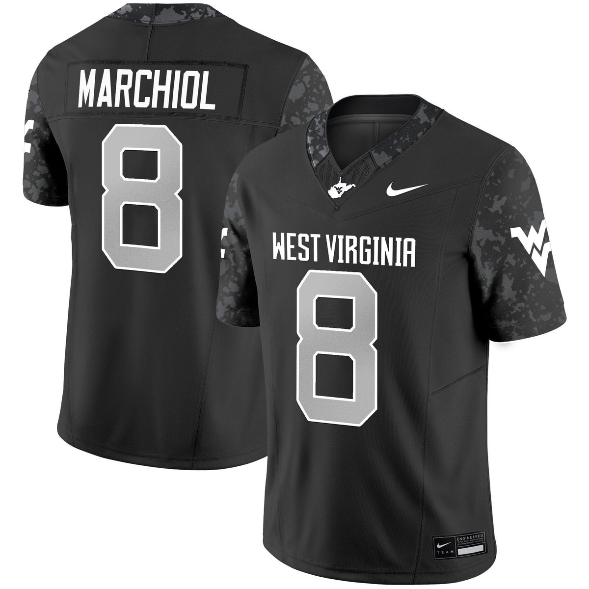 West Virginia Mountaineers 2025 Vapor Limited Jersey - All Stitched