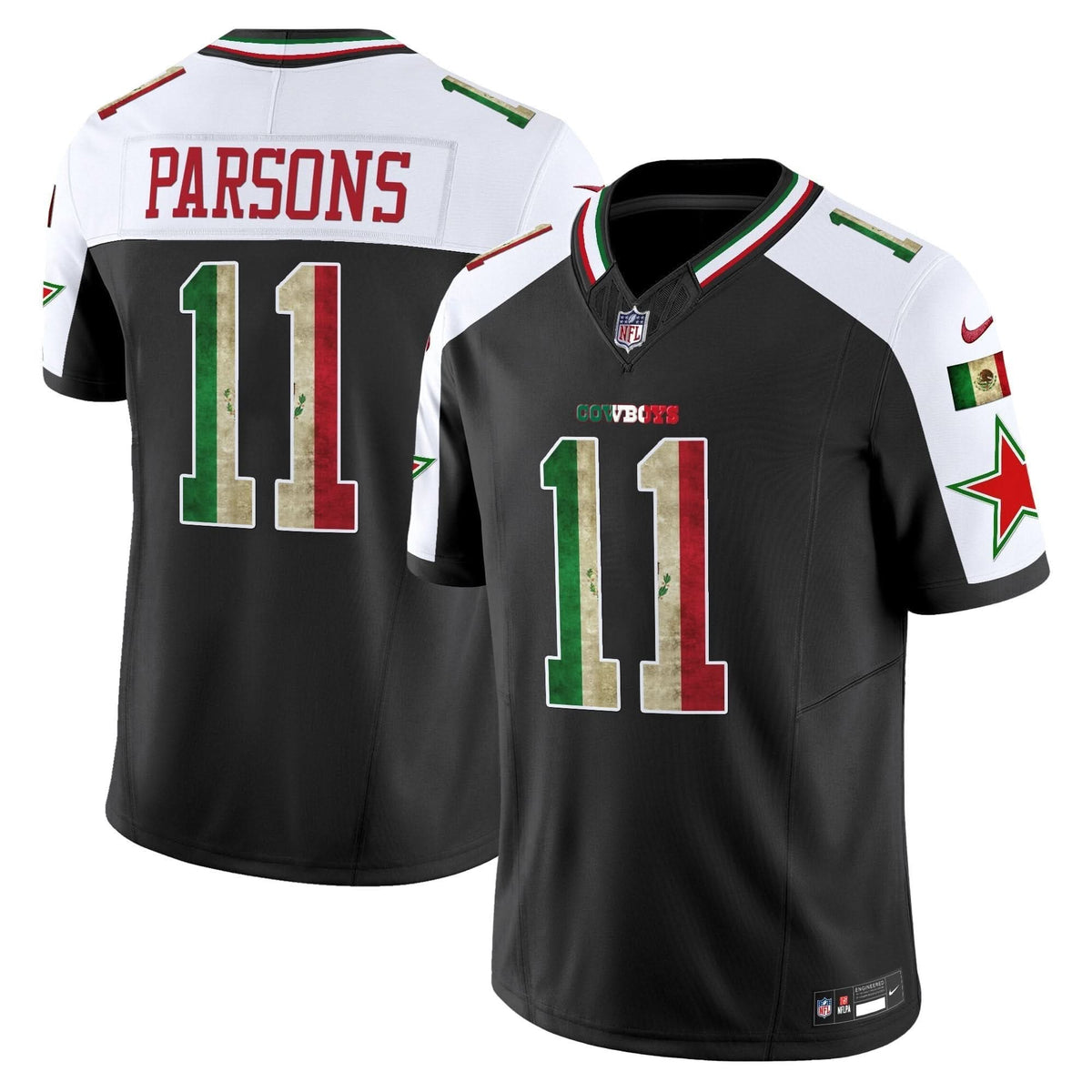 Dallas Cowboys Mexico Vapor Limited Jersey V3 - All Stitched