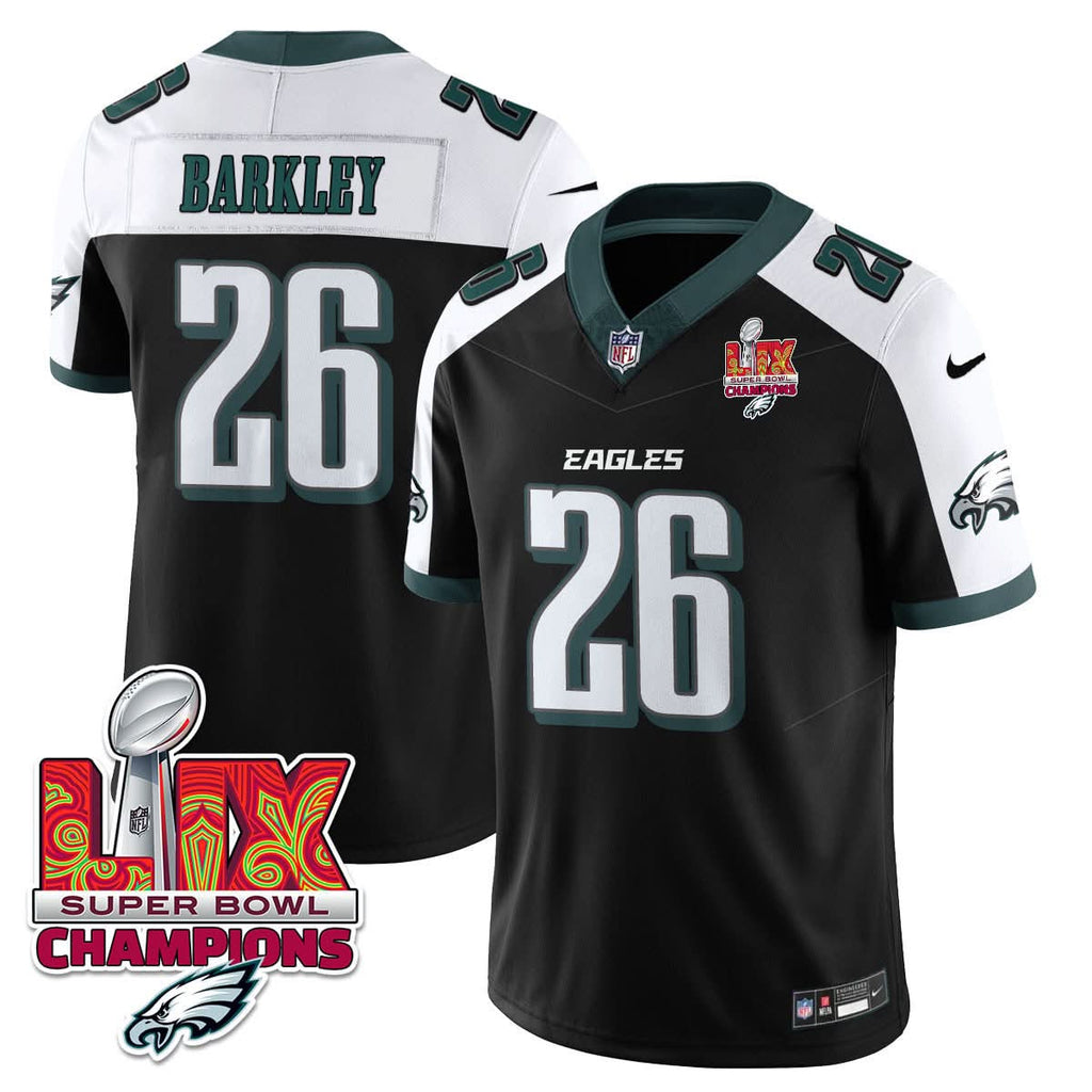 Philadelphia Eagles Super Bowl LIX Champions Gold Vapor Limited Jersey - All Stitched