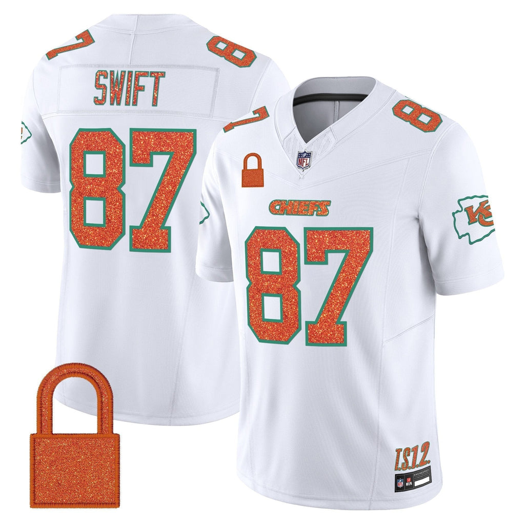 Kansas City Chiefs 'Taylor Swift - TS12 - The Life of a Showgirl' Vapor Limited Jersey - All Stitched
