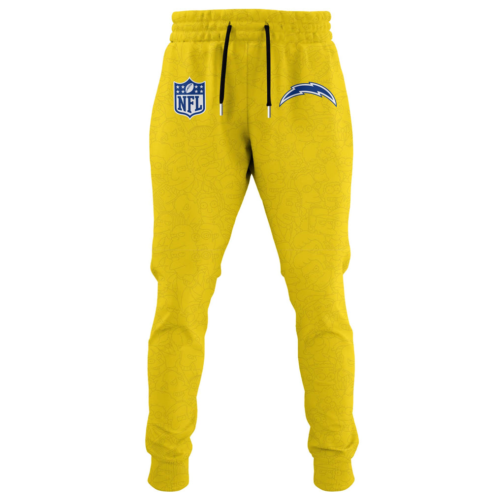 Chargers x The Simpsons Crossover Hoodie