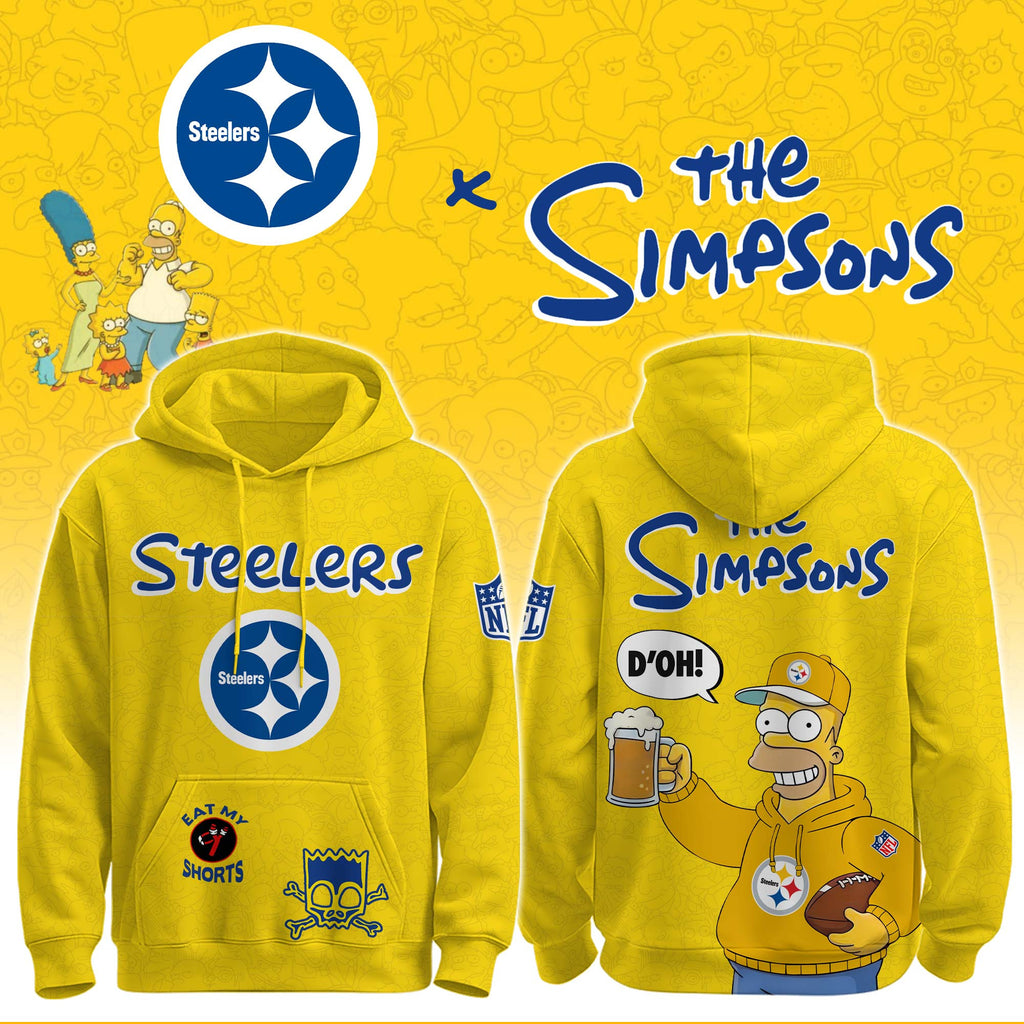 Steelers x The Simpsons Crossover Hoodie