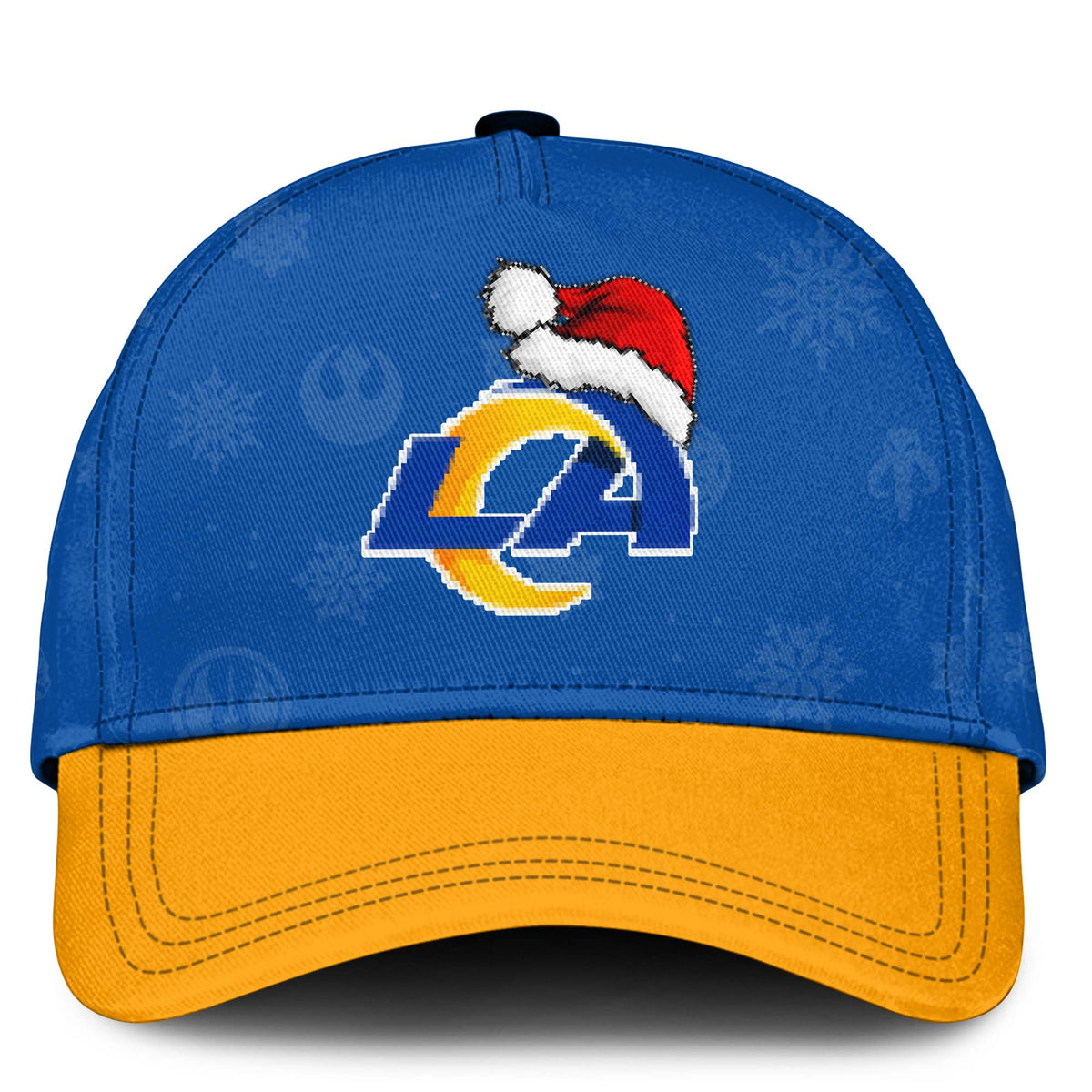 Unisex Rams Merry Christmas The Force Edition Hoodie