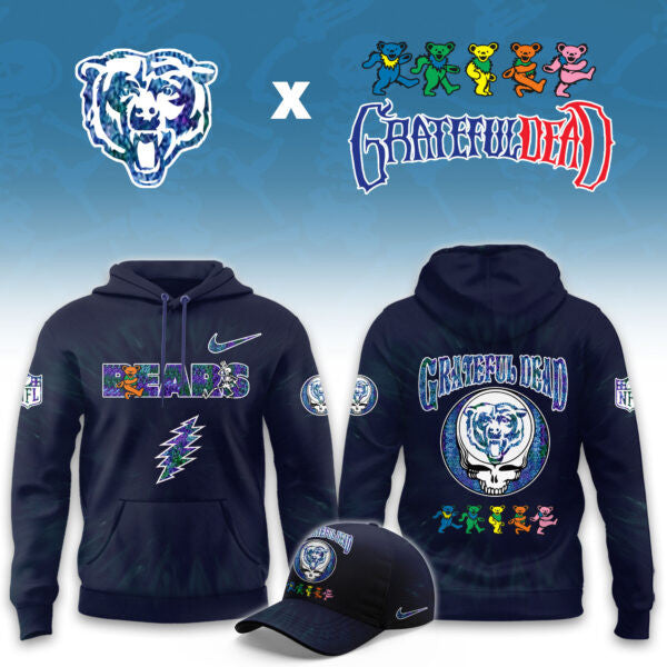 ...Chicago Bears Grateful Dead Limited Hoodie