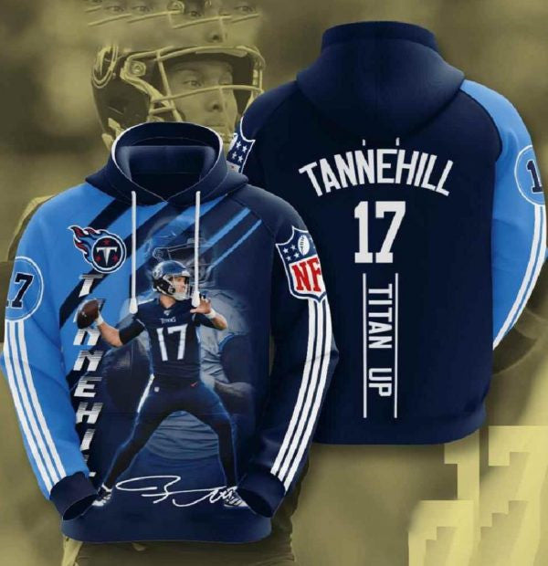 Nfl Tennessee Titans 3d Hoodies Tannehill