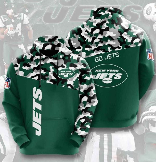 Nfl New York Jets 3d Hoodies Go Jets