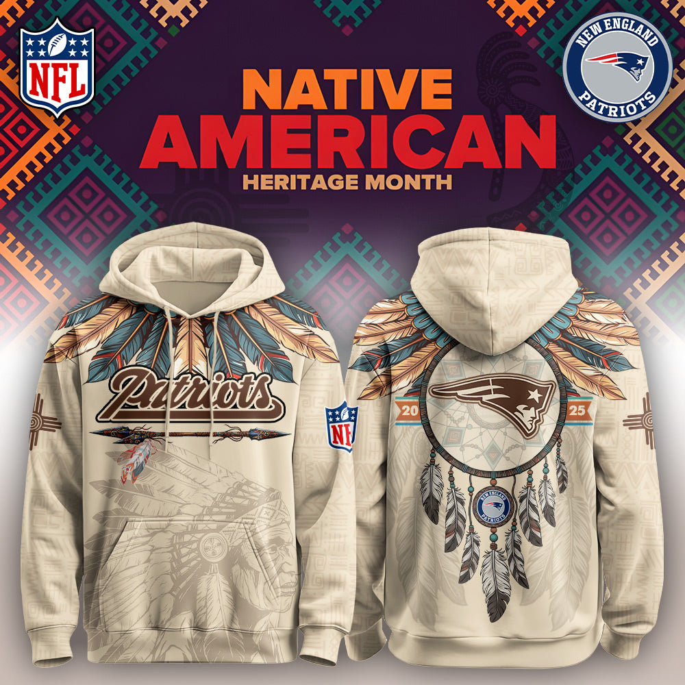 NE Patriots-Native American Heritage Month Limited Editions Hoodie