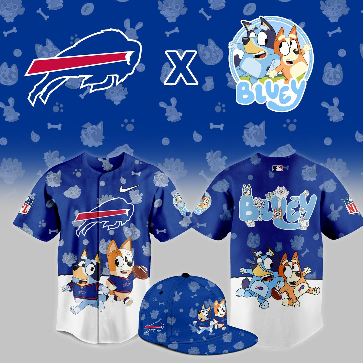B.Bills x Bluey Night Limited Jersey