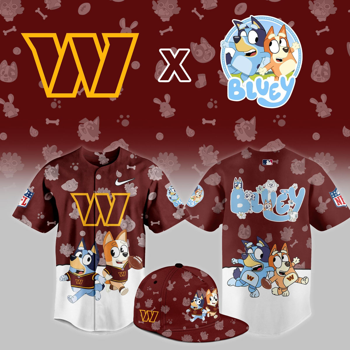 W.Commanders x Bluey Night Limited Jersey