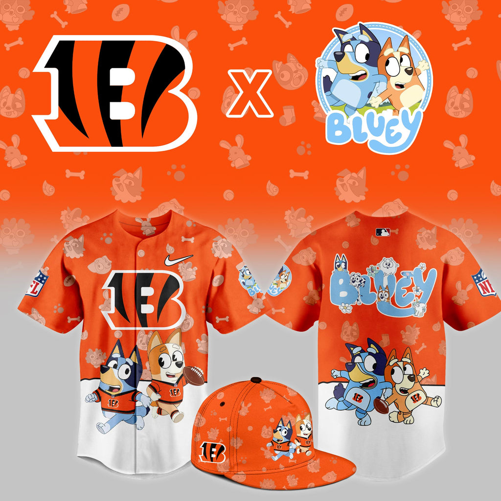 C.Bengals x Bluey Night Limited Jersey