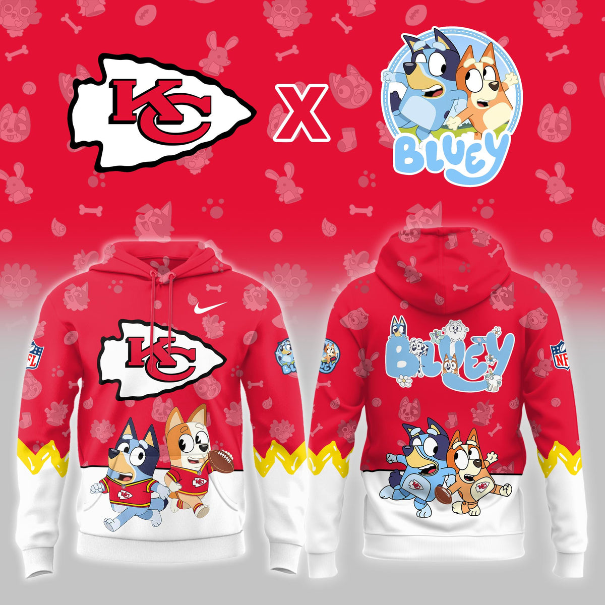 KC.Chiefs x Bluey Night Limited Hoodie