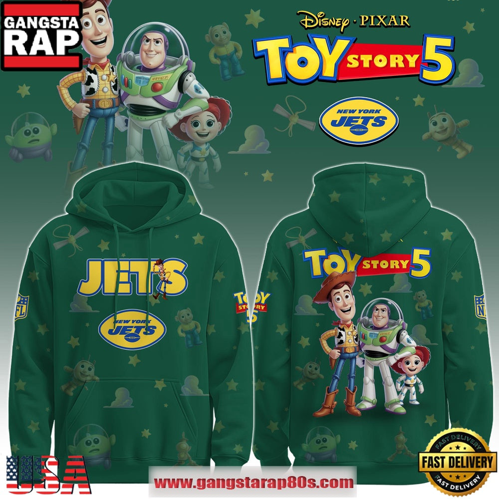 New York Jets NFL x Toy Story 5 Limited Edition Hoodie Shirt