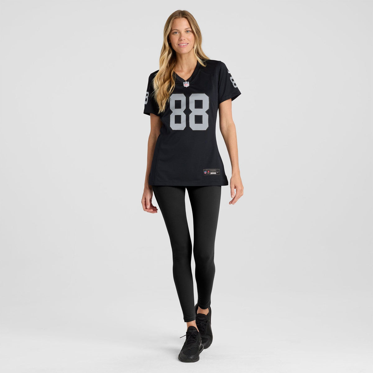Women's Las Vegas Raiders Justin Shorter Nike Black Team Game Jersey